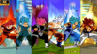 DBZ: Budokai 3 Deluxe Edition - Goku All Transformations & Fusion & Ultimate Attack (4K 60FPS)