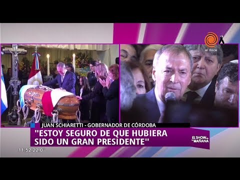 Sentida despedida del Gobernador Juan Schiaretti a José Manuel de la Sota