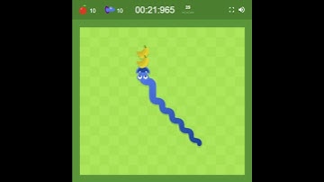 Google Snake Speedrun Portal Mode (Slow) 25 Apples Dice Standard 44.169s [PB]