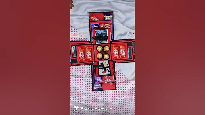 #explosionbox #chocolateexplosionbox #shorts #uniquegift #handmadecard #birthdaycards #tutorialvideo