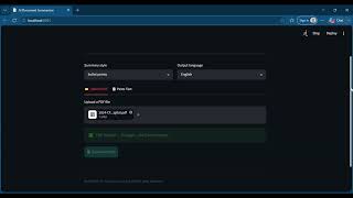AI Document Summarizer Demo — Melbourne