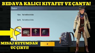 Mesaj Kutumdan Bedava Uc Çiktibedava Kalici Kiyafet Çanta Deseni̇ Alma - Pubg Mobi̇le