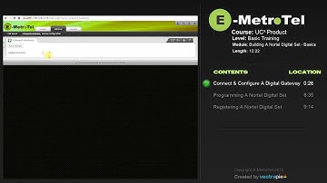 Configuring a Nortel Digital Set
