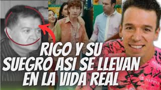 El es el verdadero suegro de Rigo Uran , asi lo expone en las redes.