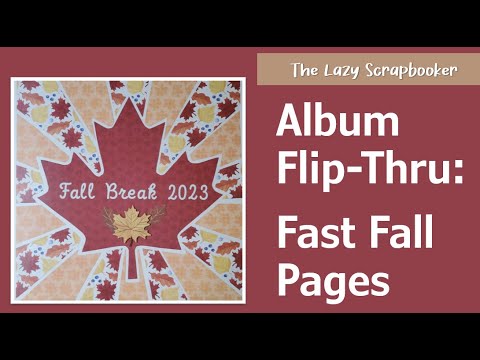 The Lazy Scrapbooker's Completed Albums using Creative Memories 