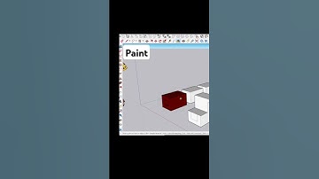 How to paint  in sketchup #sketchup #new #art #architecturaldesigner #architect