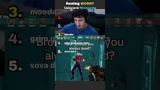 Ranking the WORST Valorant Moments 💀🔥