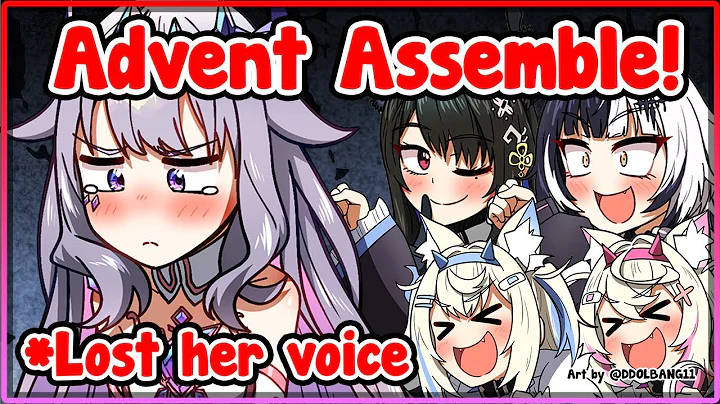 [ENG SUB/Hololive] Biboo cannot speak, but Advent helps her out advertising her merch!