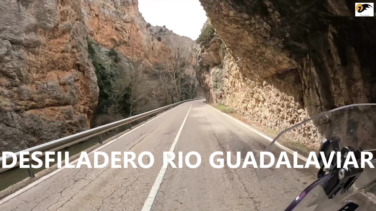 ESPECTACULAR DESFILADERO RIO GUADALAVIAR. VIAJAR EN MOTO POR ESPAÑA. RUTA DE MOTO