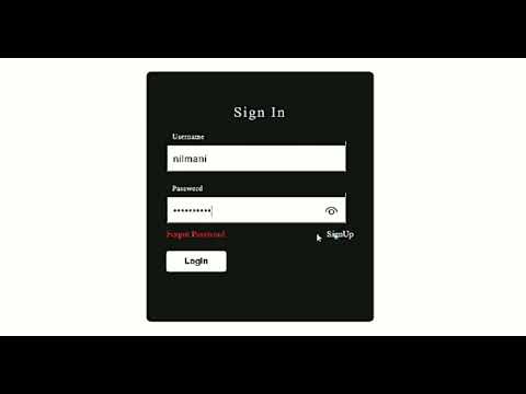log in page design by #html  #css