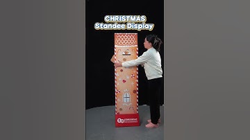 Christmas Standee Display- Rotating stand
