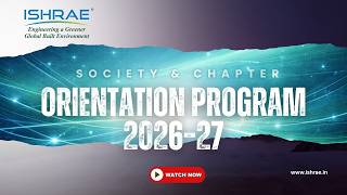 Full ISHRAE Society & Chapter Orientation Program 2026–27 Update
