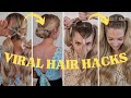  coiffure chignon facile a faire soi mme   astuce coiffure fausse tresse colle facile 