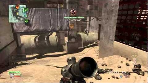 Modern Warfare 3- 4 man quickscope kill feed