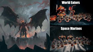 Space Marines vs World Eaters Battle Report 10th Edition 2000pts