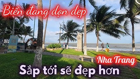 Biển đang được dọn sạch sau lũ, Dạo một vòng chia sẻ thêm video| Vài ngày nữa sẽ đẹp thôi