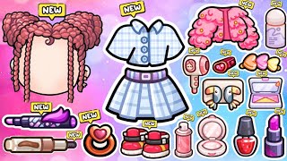 NEW!✨UNLOCK CONTENT CREATER OUTFITS COLLECTION SECRETS IN AVATAR WORLD🍀🛍️PAZU #tocaboca #avatarworld