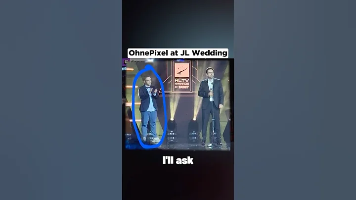 OhnePixel at JL Wedding #cs2 #ohnepixel #csgo