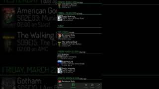 TV Show Tracker trakt.tv client - scroll to today floating action button