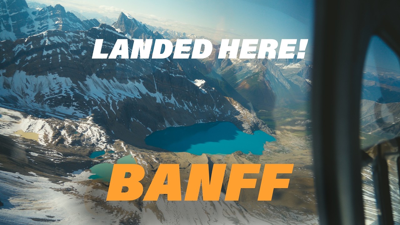 This Helicopter Ride Took Us to Another World 🌍 | Banff, Canada 🇨🇦