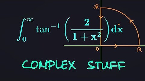 Contour integration with a STUNNING result!