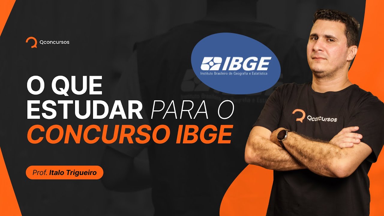 Concurso IBGE: o que estudar