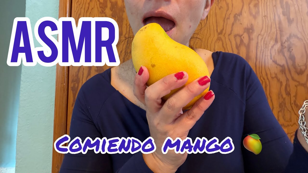 ASMR Comiendo un mago 🥭