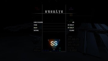 Tetris Effect: Connected PS5 Sprint mode SS Rank 1:08:21