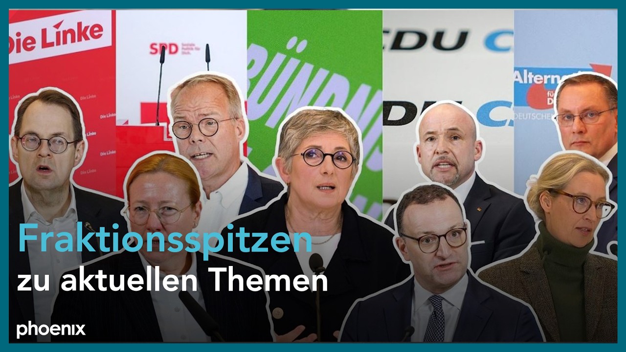 Pressekonferenzen der Fraktionsspitzen im Bundestag zu aktuellen Themen | 03.03.2026