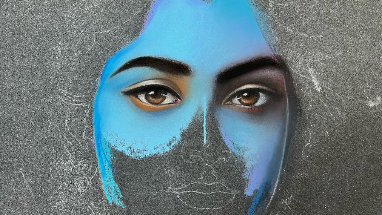 Itta realistic 🤩🤔Soft Pastel Drawing Karne ka Simple Tareeka | Painting Shri  Krishna