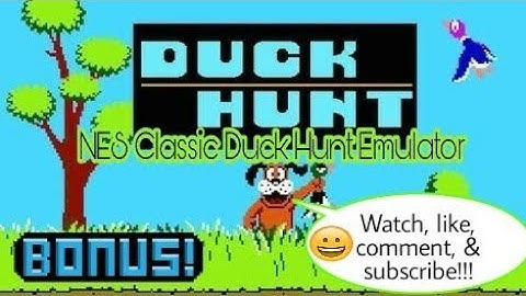 Bonus Video: NES Classic Duck Hunt Emulator
