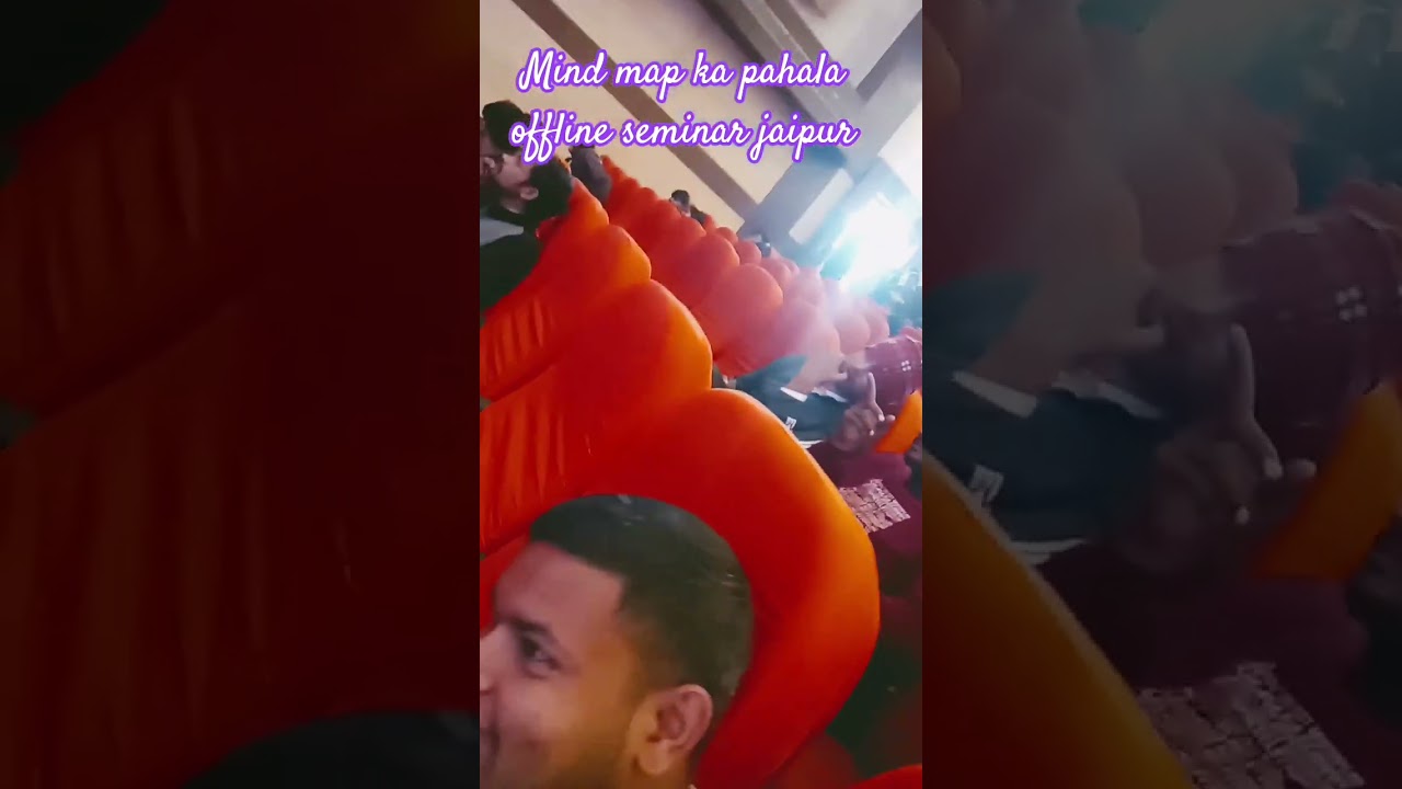 Mind map ka pahala offline seminar Deep smriti auditorium jaipur 