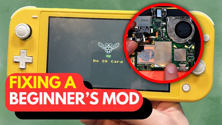 Saving a Switch Lite From a Failed Mod Chip Installation