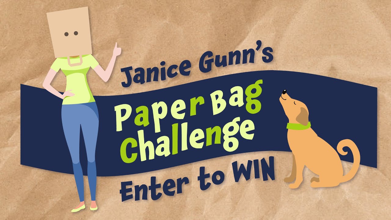 Janice Gunn's Paper Bag Challenge Win !!!! YouTube