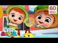 10 Little Fishies | Little Angel Sing Along Songs for Kids | Moonbug Kids Karaoke Time