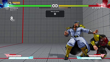 SFV S2 Bison meaty corner setup