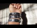 how to make oxydised bangle jewelllery at home/ reuse of best