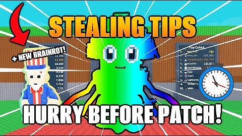 NEW Steal a Brainrot SOLO Stealing Tips! - Roblox Best Secret Method After Update!