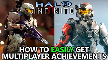 Halo Infinite - How to EASILY Get MOST Multiplayer Achievements Against Bots
