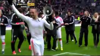 Ribéry Commence La Fête Du Titre Après Francfort 0-1 Bayern München 06042013