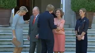 King Willem-Alexander and Queen Maxima visited King Juan Carlos and Queen Sofia at Zarzuela palace