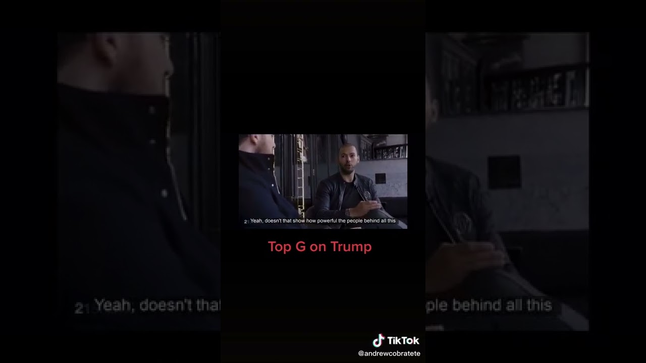 Guarda Andrew Tate Top G speaks about Donald Trump su YouTube Guarda Andrew Tate Top G speaks about Donald Trump su YouTube