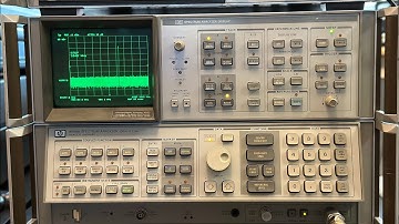 HP 8568B Spectrum Analyzer Calibration