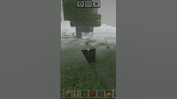 Rain water reflection MCPE , 🤯 #minecraft #trending #shorts