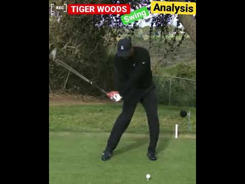 TIGER WOODS GOLF “SWING  ANALYSIS “ ⛳️🏌️💪 #SHORTS #PGA #viral #tigerwoods