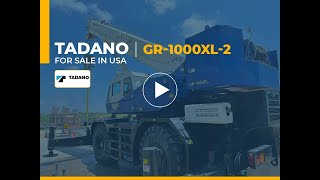 TADANO GR-1000XL-2 Crane For Sale