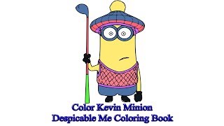 Color Kevin Minion | Despicable Me Coloring Book