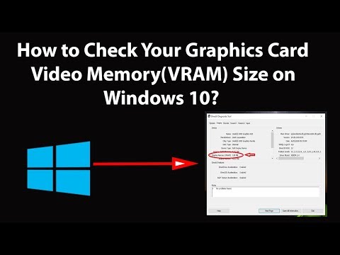 How to Check Your Graphics Card Video Memory (VRAM) Size on Windows 10?