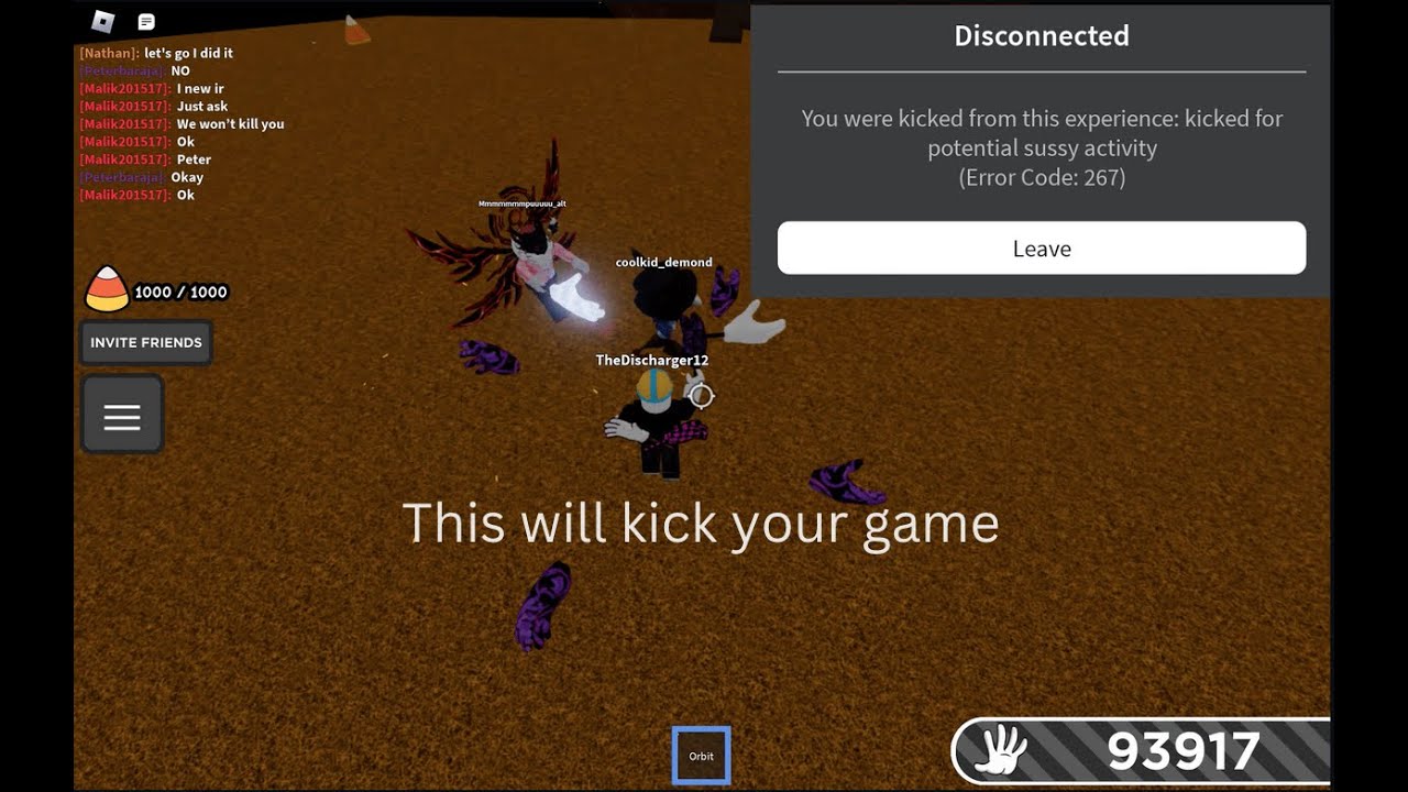 when you get kicked for playing the game - YouTube