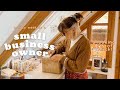 Cozy week of running my small business  art studio vlog 25